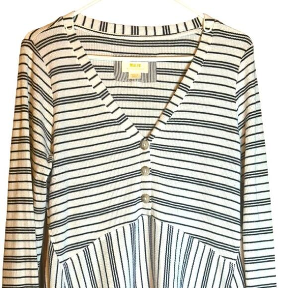 Maeve By Anthropologie Eliza Henley Long Sleeve Tunic Size Medium 📦 - Picture 6 of 8